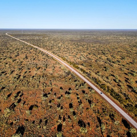 The outback from above, Australia